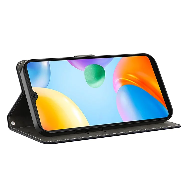 Чехол для Xiaomi 13 Lite / Civi 2 5G из искусственной кожи с 3D-принтом, откидной, с бумажником - Золотое крыло