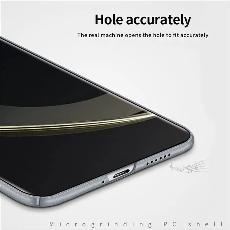 MOFI Shield Matte Series For Huawei nova 11 / nova 12s 4G / nova 12 Lite 4G Hard PC Phone Case Fingerprint-free Frosted Phone Cover - Black