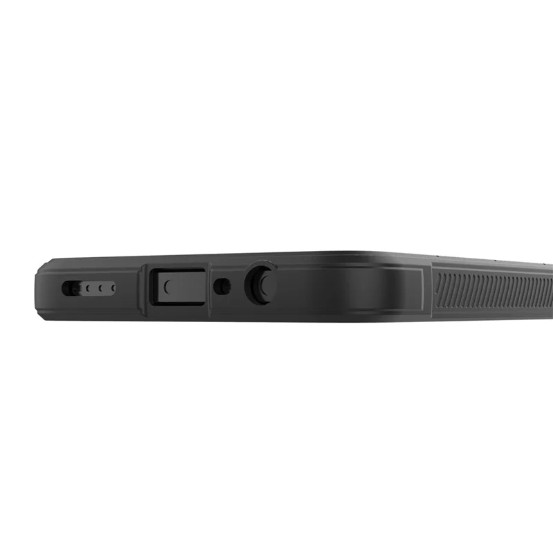 Funda de teléfono TPU para Realme C53 (Global) / C53 (India) / C51, funda trasera resistente a prueba de caídas - Negro