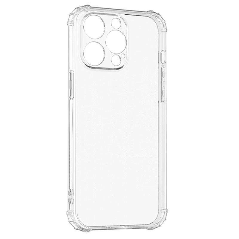 Per iPhone 15 Pro Max HD Clear Phone Case Four Corner Drop Protection TPU Cell Phone Shell Cover