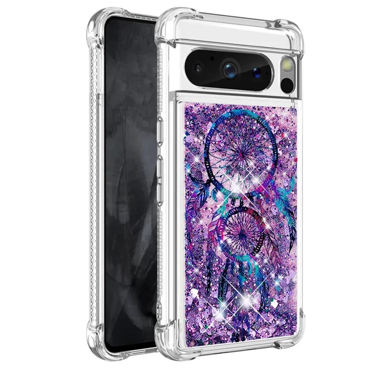 YB Quicksand Serie-2 für Google Pixel 8 Pro Musterbedruckter Floating-Case Soft TPU stoßfest Handyhülle - Windspiele