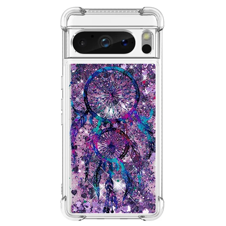 YB Quicksand Serie-2 für Google Pixel 8 Pro Musterbedruckter Floating-Case Soft TPU stoßfest Handyhülle - Windspiele