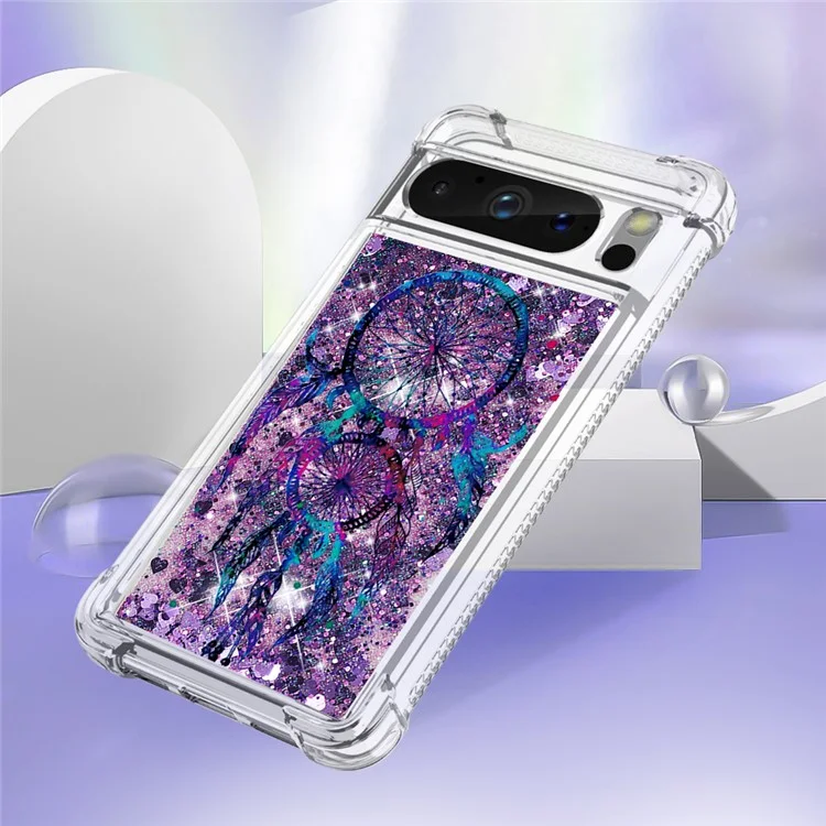YB Quicksand Serie-2 für Google Pixel 8 Pro Musterbedruckter Floating-Case Soft TPU stoßfest Handyhülle - Windspiele
