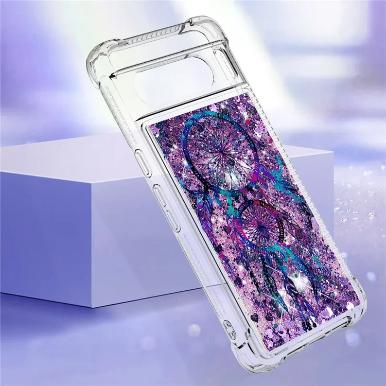 YB Quicksand Serie-2 für Google Pixel 8 Pro Musterbedruckter Floating-Case Soft TPU stoßfest Handyhülle - Windspiele
