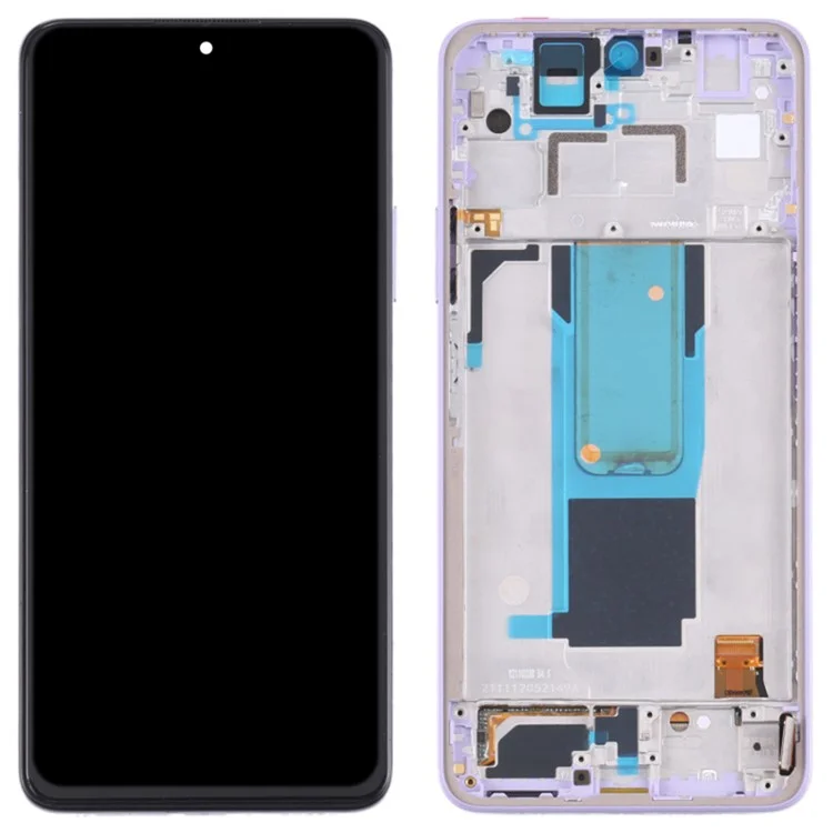 For Xiaomi Redmi Note 11 Pro 5G (China) (MediaTek)  /  Note 11 Pro+ 5G  /  11i 5G  /  11i HyperCharge 5G Grade C LCD Screen and Digitizer Assembly + Frame (TFT Technology) (without Logo) - Purple