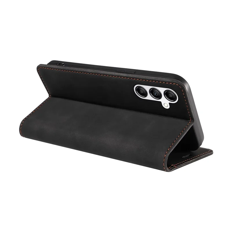 BETOPNICE 003 For Samsung Galaxy A14 4G / 5G Phone Stand Cover Shockproof Wallet RFID Blocking PU Leather Case - Black