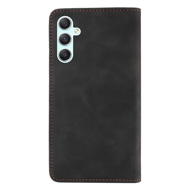 BETOPNICE 003 Pour Samsung Galaxy A34 5G Wallet RFID Blocking Phone Stand Cover Shockproof PU Leather Case - Noir