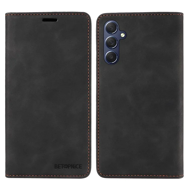 BETOPNICE 003 для Samsung Galaxy M54 5G / F54 5G Противоударный чехол-книжка из ПУ-кожи с защитой RFID - черный