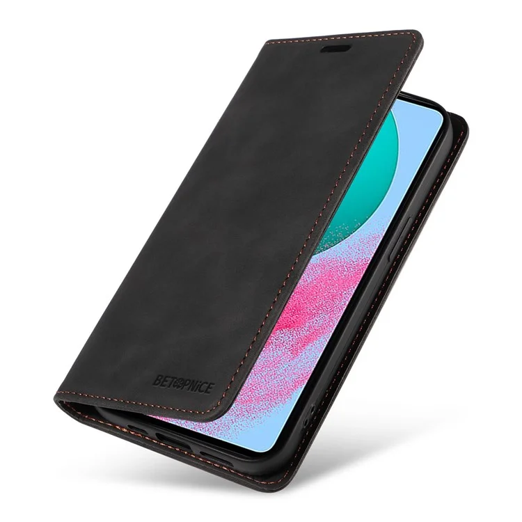 BETOPNICE 003 для Samsung Galaxy M54 5G / F54 5G Противоударный чехол-книжка из ПУ-кожи с защитой RFID - черный
