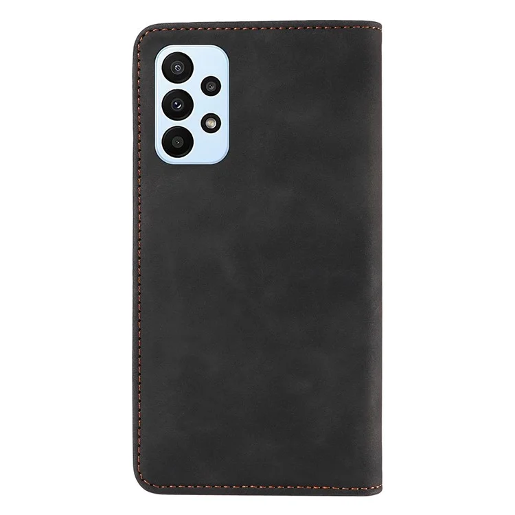 BETOPNICE 003 Para Samsung Galaxy A23 4G / A23 5G (Versão Global) / F23 5G / M23 5G/M13 4G Capa de Carteira de Couro PU com Bloqueio RFID e Suporte - Preto