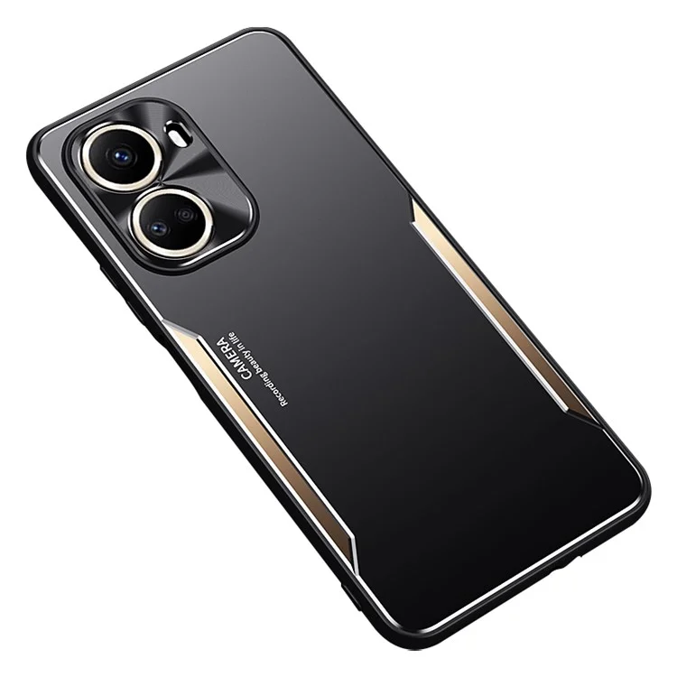 Für Huawei nova 10 SE 4G Handyhülle, Kratzerbeständige Aluminiumlegierung+TPU Smartphonehülle - Gold