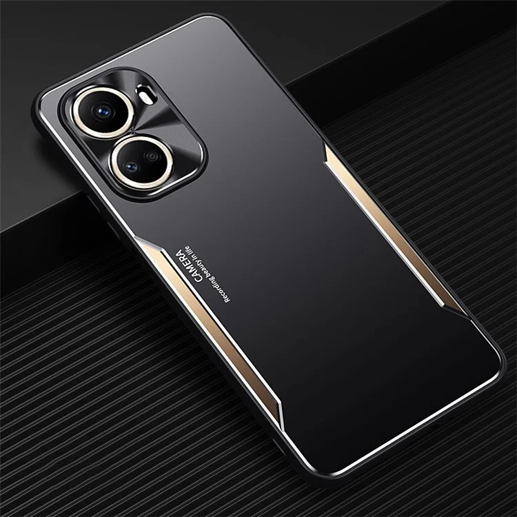 Für Huawei nova 10 SE 4G Handyhülle, Kratzerbeständige Aluminiumlegierung+TPU Smartphonehülle - Gold