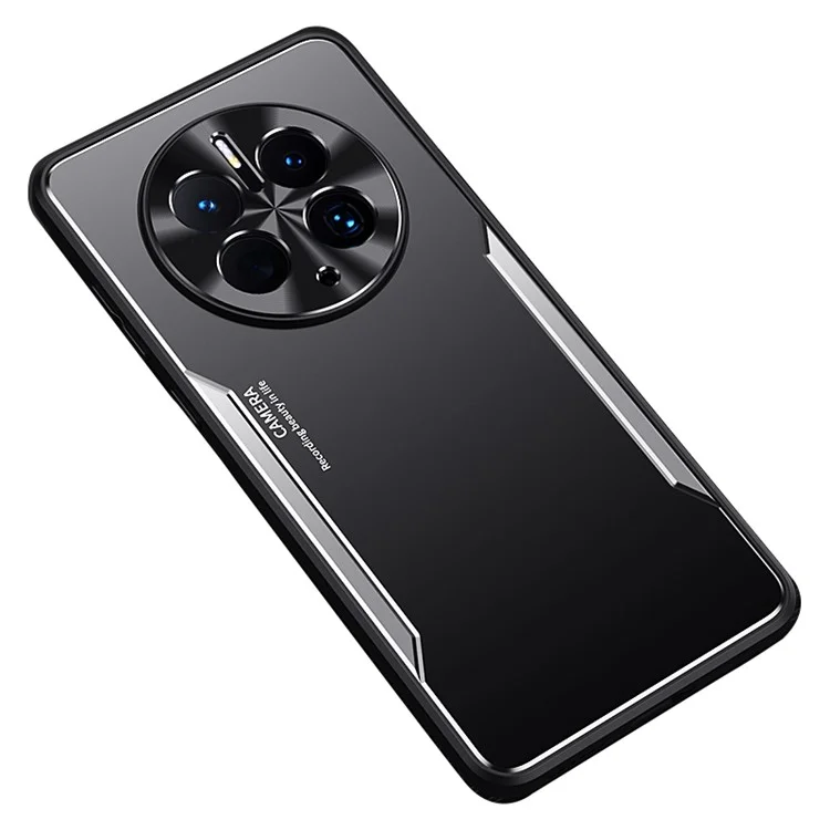 For Huawei Mate 50 Pro 4G Aluminium Alloy+TPU Cover Shockproof Mobile Phone Case - Silver