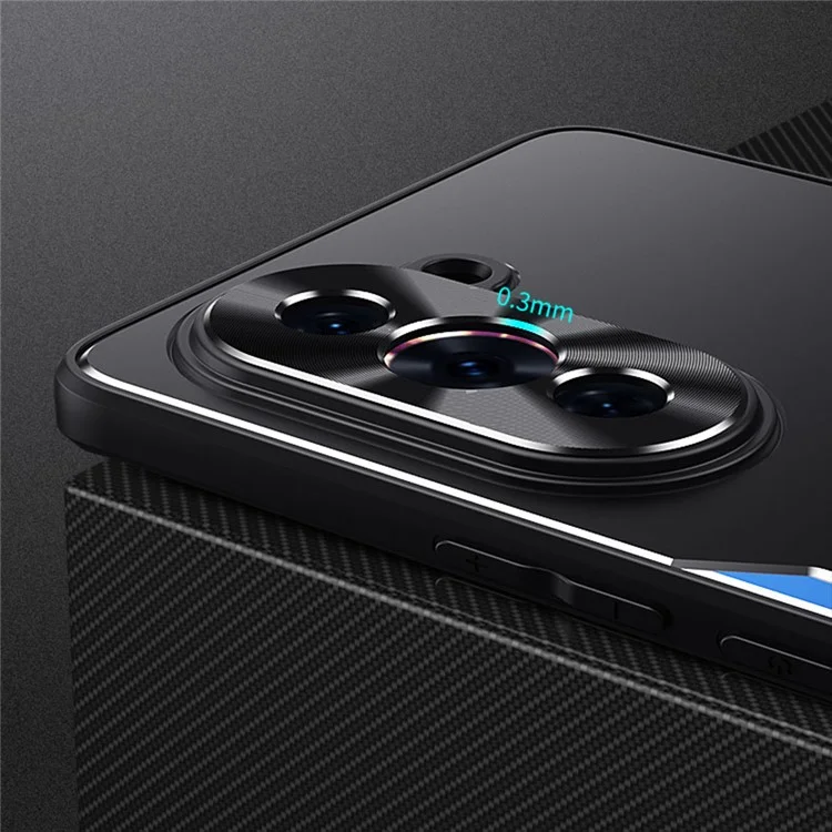 Para Huawei nova 10 Pro 4G Aleación de Aluminio+TPU Funda Trasera a Prueba de Golpes - Oro