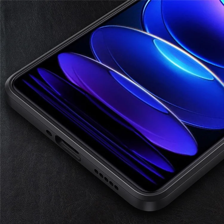 For Xiaomi Redmi Note 12 Pro 5G Aluminium Alloy + TPU Back Cover Anti-drop Mobile Case - Blue