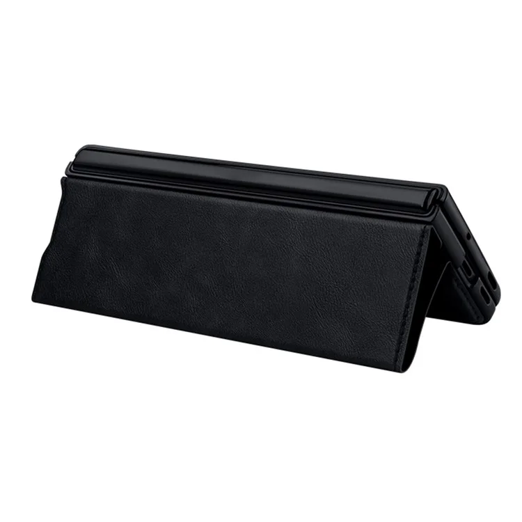 SULADA For Oppo Find N2 5G PU Leather+Hard PC Phone Case Stand Shockproof Cover - Sapphire