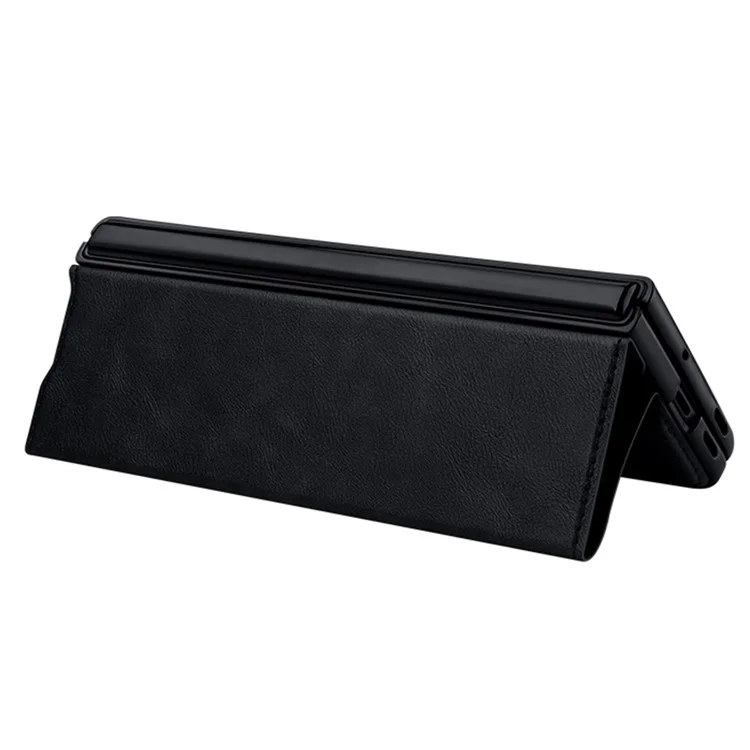 SULADA Für Oppo Find N Schutzhülle PU-Leder + PC-Abdeckung Anti-Drop Stand Handyhülle - Saphir