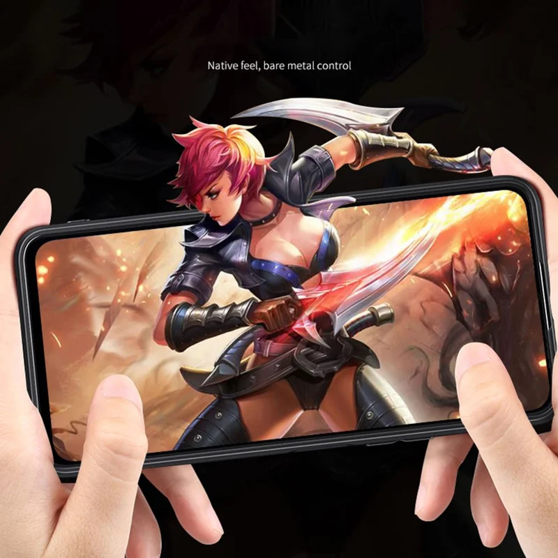 For iPhone 12 Pro Max 6.7 inch Aluminium Alloy + TPU Phone Case Anti-Scratch Cellphone Shell - Blue