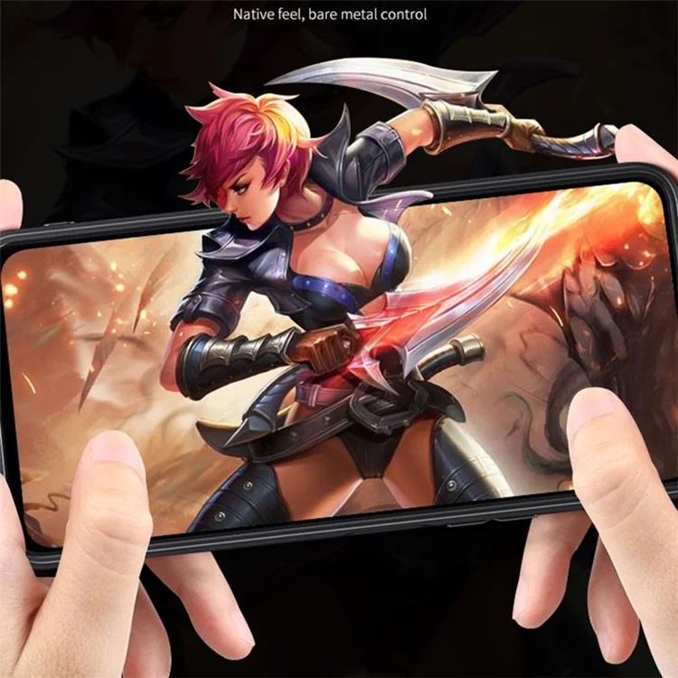 Per vivo iQOO Neo7 5G Kickstand Phone Cover TPU + Lega di Alluminio Anti-Impronta Digitale Phone Case - Blu