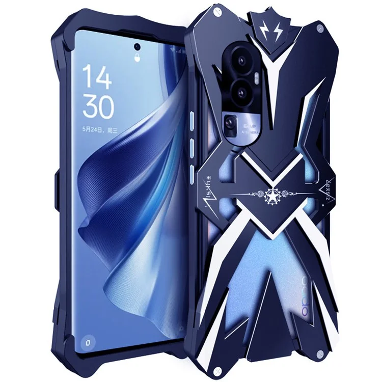 For Oppo Reno10 Pro+ 5G Metal Case Aluminum Alloy Drop Impact Protective Phone Cover