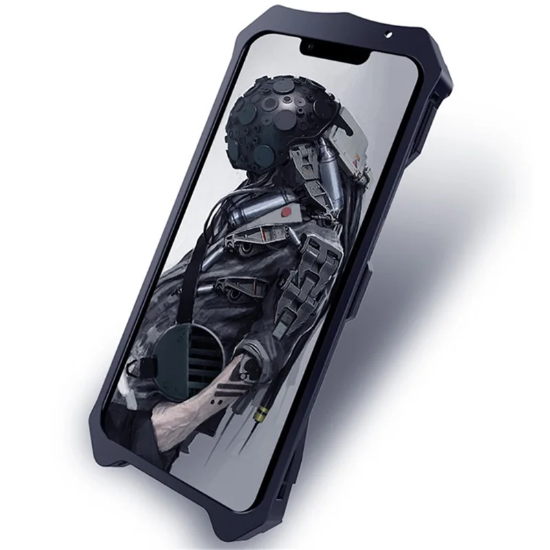 Capa Protetora Resistente a Quedas para iPhone 13 , Capa de Telefone de Metal de Liga de Alumínio
