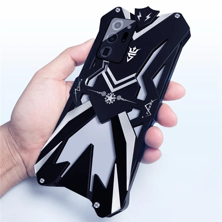 Phone Case for Samsung Galaxy Note20 Ultra / Note20 Ultra 5G , Aluminum Alloy Anti-Fall Shockproof Cover