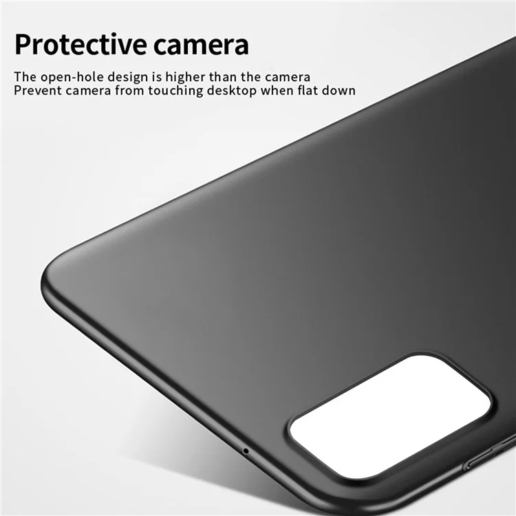 MOFI JK PC Series-1 Funda Mate para Samsung Galaxy A23 4G / A23 5G (Versión Global) , Cubierta de Teléfono Dura de PC con Correa - Negro