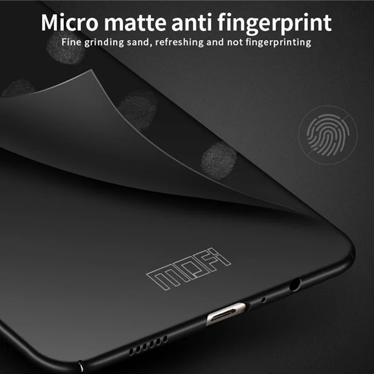 MOFI JK PC Series-1 Funda Mate para Samsung Galaxy A23 4G / A23 5G (Versión Global) , Cubierta de Teléfono Dura de PC con Correa - Negro