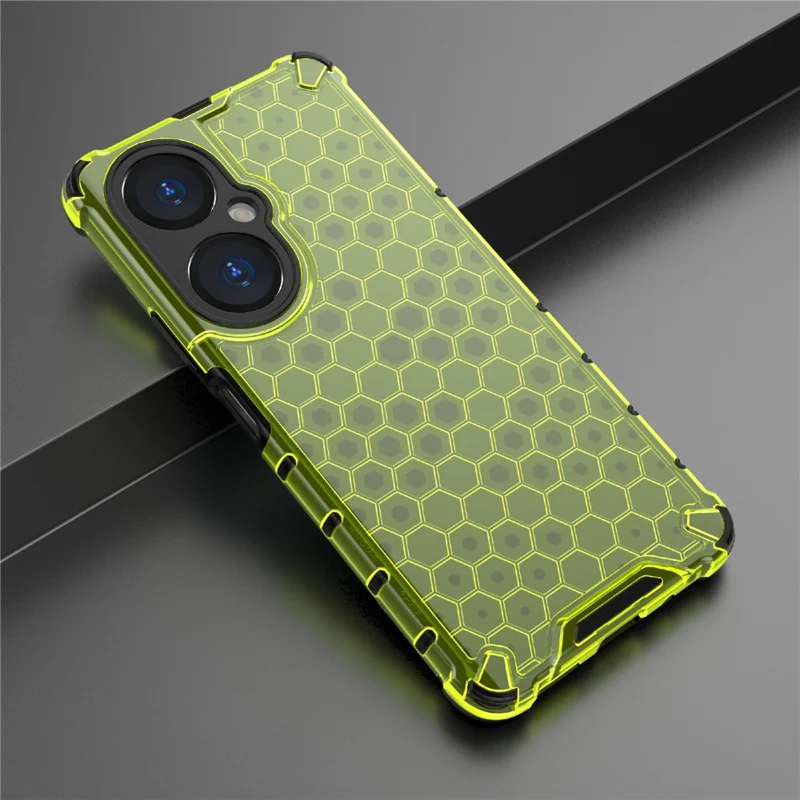 Per Huawei nova 11i Honeycomb Texture TPU+PC Cover Drop-proof Phone Case - Verde