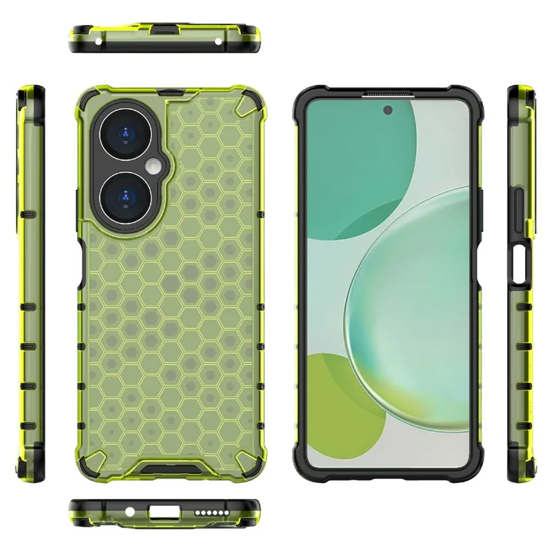 Per Huawei nova 11i Honeycomb Texture TPU+PC Cover Drop-proof Phone Case - Verde