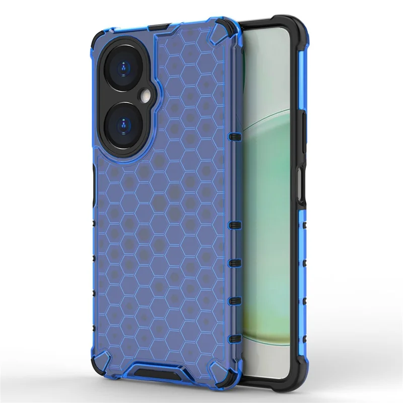 For Huawei nova 11i Honeycomb Texture TPU+PC Cover Drop-proof Phone Case - Blue