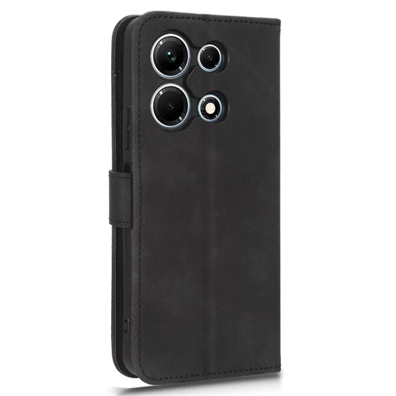 Per Infinix Note 30 4G Skin-Touch PU Leather Phone Case Wallet Stand Protective Phone Cover - Nero