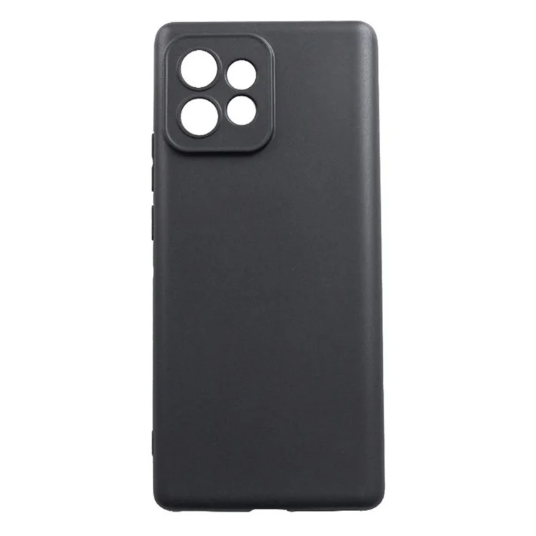 Für Motorola Moto X40 5G / Edge 40 Pro 5G matte TPU-Handyhülle genaue Ausschnitte Schutzhülle - Schwarz