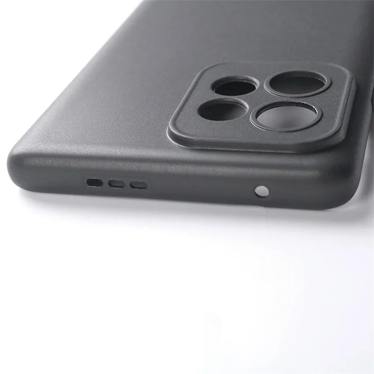 Für Motorola Moto X40 5G / Edge 40 Pro 5G matte TPU-Handyhülle genaue Ausschnitte Schutzhülle - Schwarz