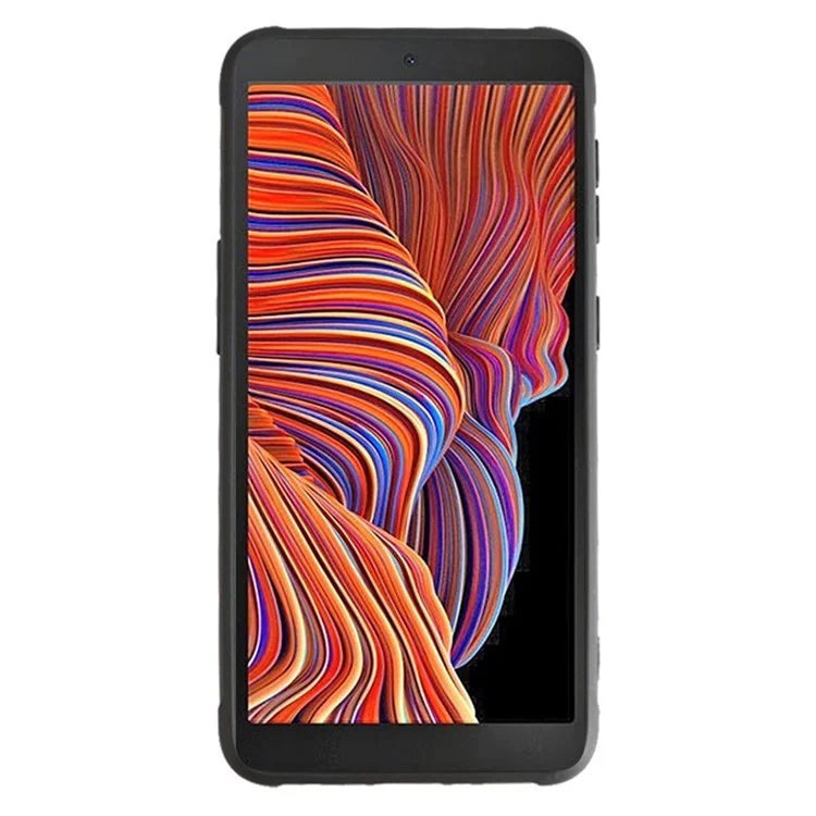 Coque de téléphone en TPU pour Samsung Galaxy Xcover 5 Étui de protection antichoc Housse mate et fine - Noir