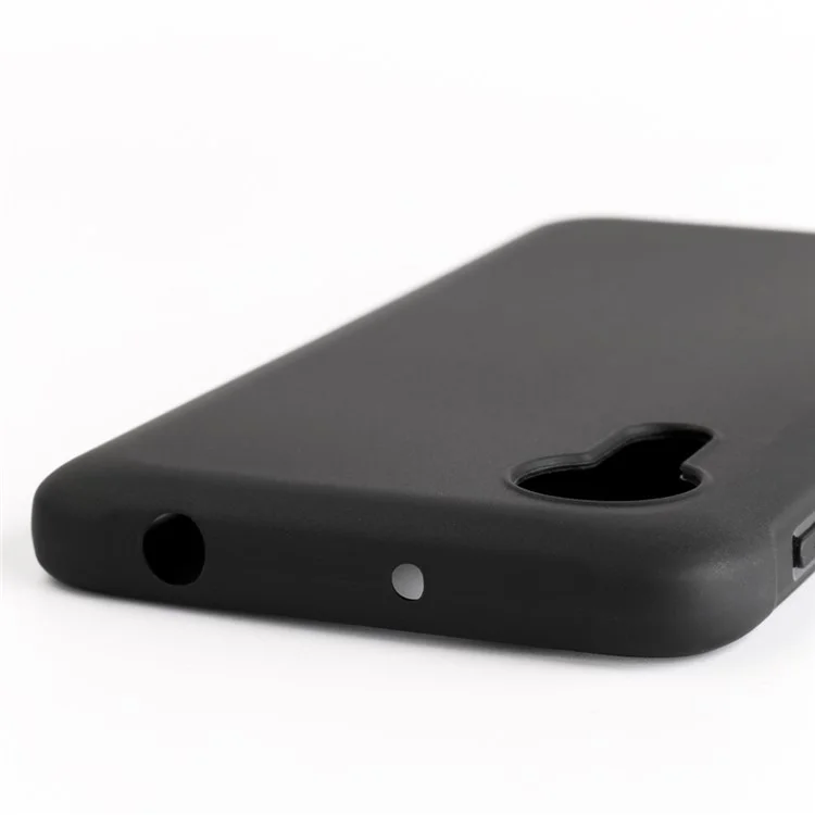 Coque de téléphone en TPU pour Samsung Galaxy Xcover 5 Étui de protection antichoc Housse mate et fine - Noir