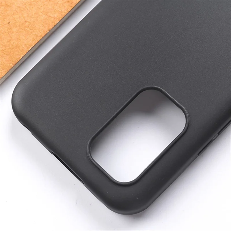 Slim TPU Case for Nokia XR21 Glossy Phone Case Anti-Scratch Mobile Phone Shockproof Cover - Black