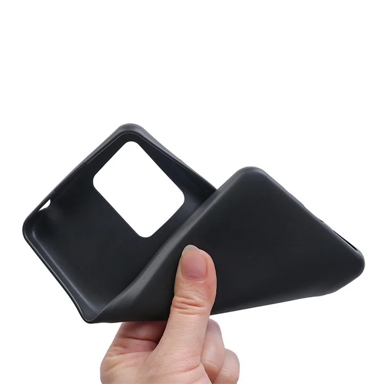 Para Blackview A53 / A53 Pro Slim TPU Case Anti-Scratch Matte Phone Case Mobile Phone Protective Cover - Black