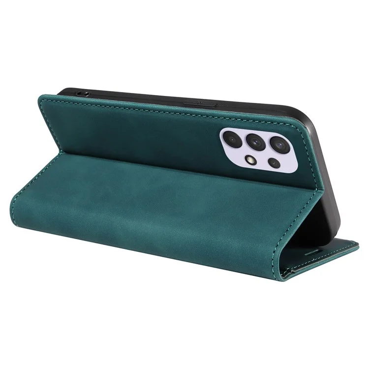 BETOPNICE 003 Brieftaschencover für Samsung Galaxy A32 5G / M32 5G RFID-blockierender Lederhalter - Grün