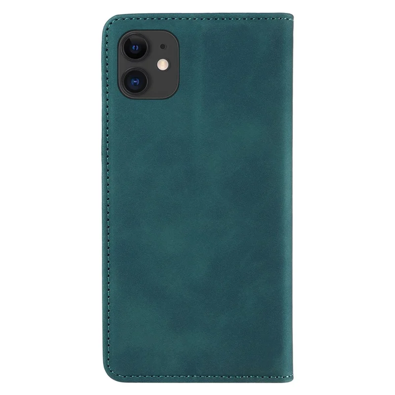 BETOPNICE 003 For iPhone 12 / 12 Pro 6.1 inch Cell Phone Cover Wallet Leather Stand RFID Blocking Case - Green