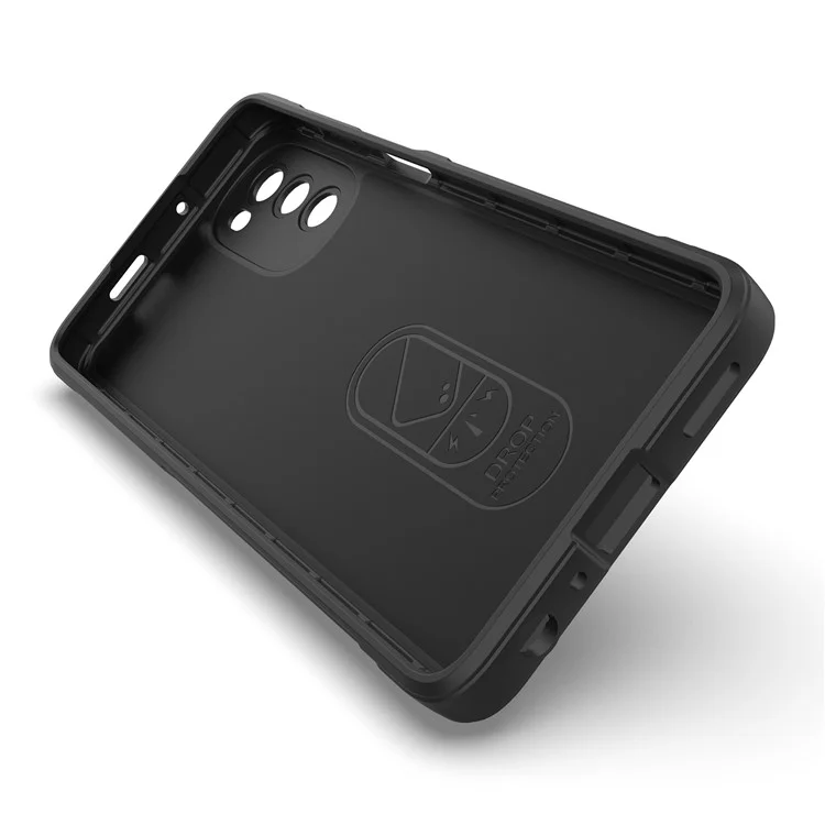 Pour Motorola Moto G62 5G Étui de protection anti-chute Coque de téléphone robuste en TPU - Noir