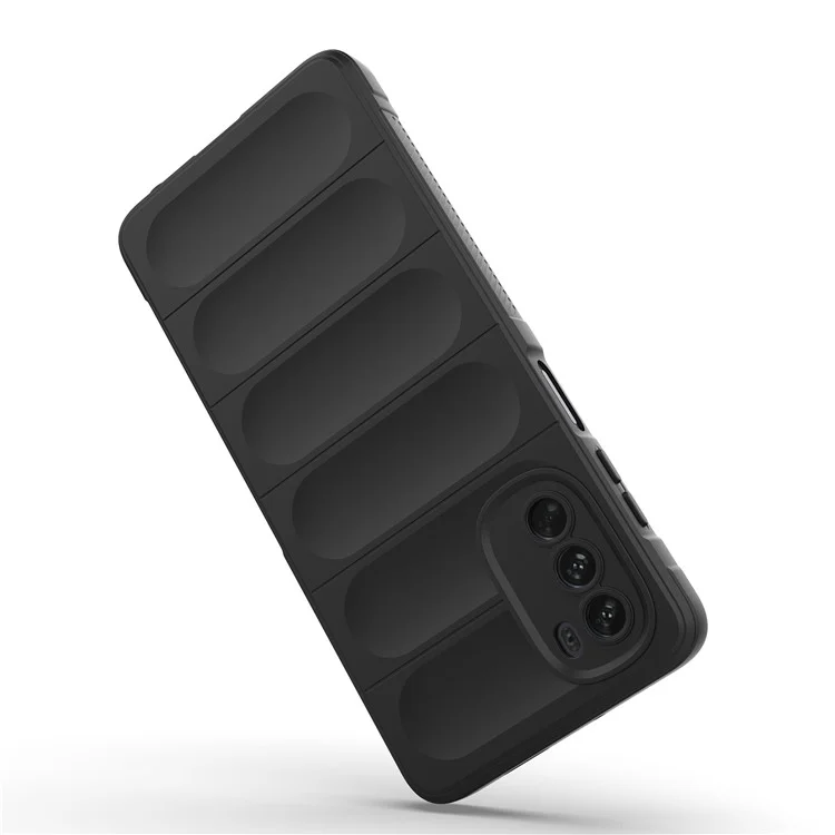 Pour Motorola Moto G62 5G Étui de protection anti-chute Coque de téléphone robuste en TPU - Noir