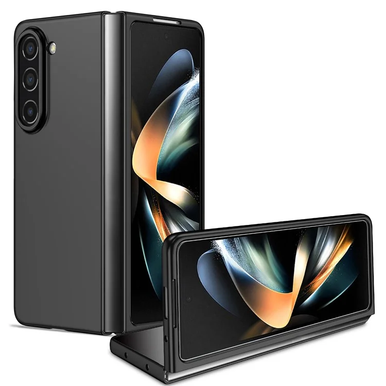 Для Samsung Galaxy Z Fold5 5G Hard PC Anti-drop Cover Folding Phone Protective Case - Чёрный