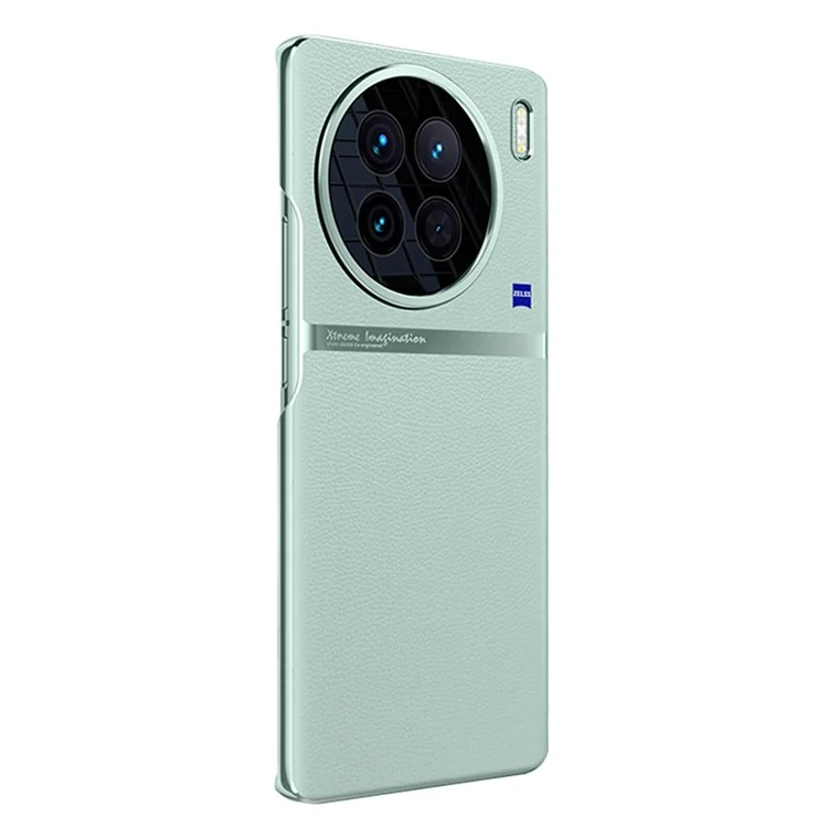 Per vivo X90s 5G Custodia antiurto in pelle PU + PC Cover protettiva per telefono cellulare - Verde