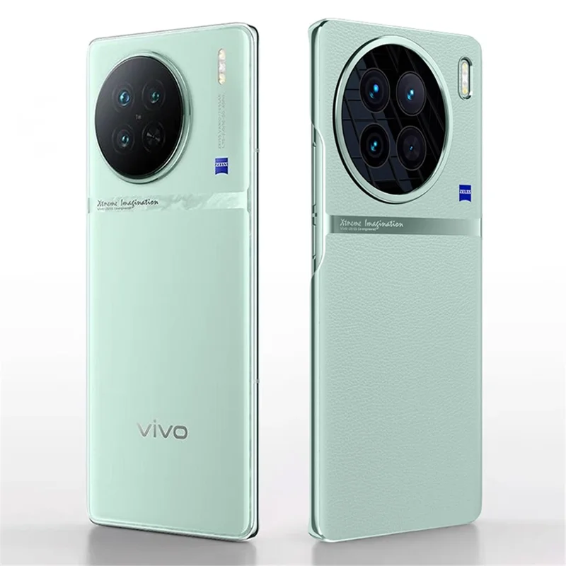 For vivo X90s 5G Shockproof Case PU Leather + PC Mobile Phone Protective Cover - Black