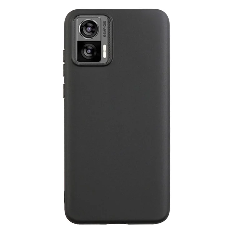 Pour Motorola Edge 30 Neo 5G Téléphone Anti-cratch TPU Case de Téléphone Sans Empreinte Mate - Noir