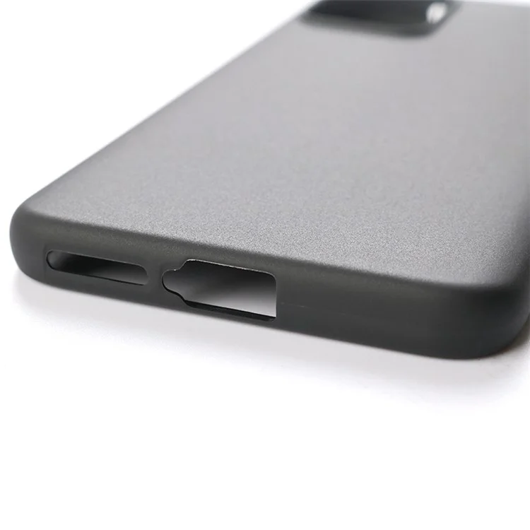 For Motorola Edge 30 Neo 5G Anti-scratch Phone TPU Case Matte Fingerprint-free Phone Cover - Black