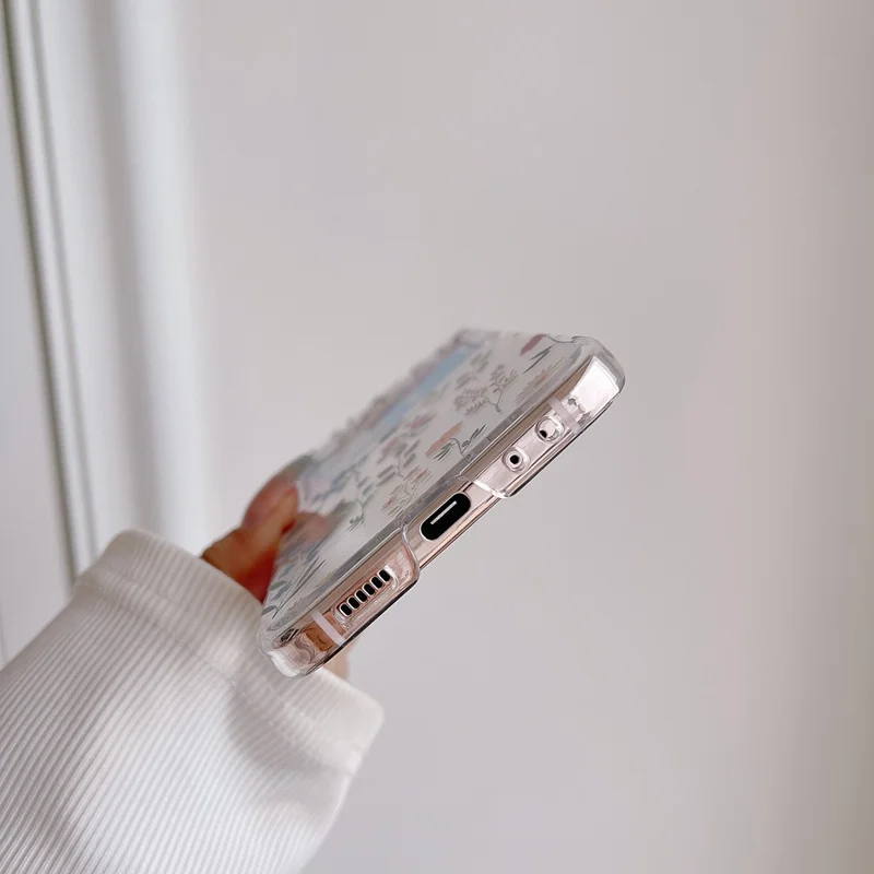 Hard PC Phone Case for Samsung Galaxy Z Flip5 5G Pattern Printing Protective Phone Cover - Z01