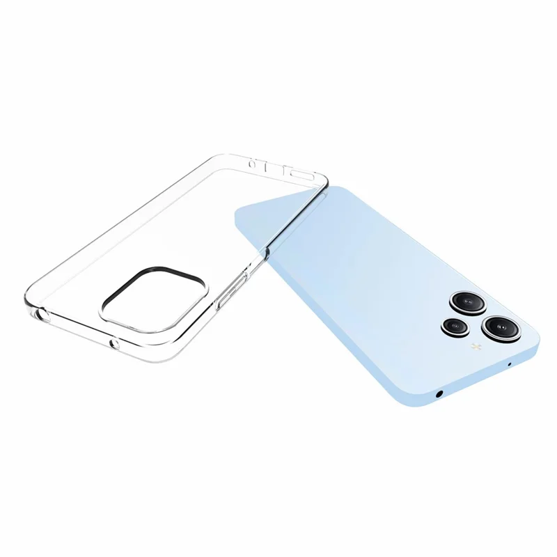 Inside Watermark-Free TPU Case for Xiaomi Redmi 12 4G , Transparent Protective Phone Cover