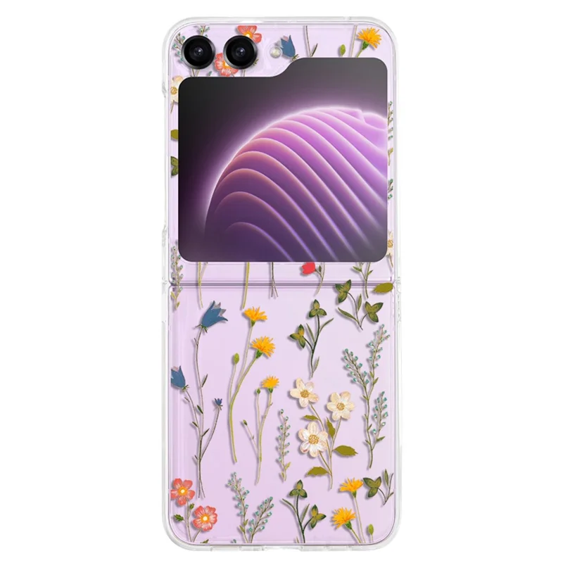Hard PC Phone Case for Samsung Galaxy Z Flip5 5G , Pattern Printing Protective Phone Cover - Z86